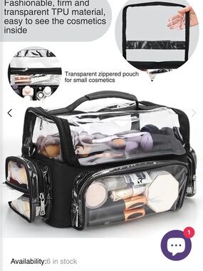 Professional makeup artist brush case